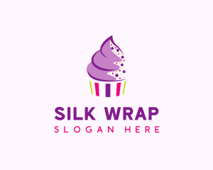 Muffin Cake Sprinkle  logo design