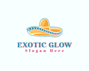 Mexican Sombrero Hat logo