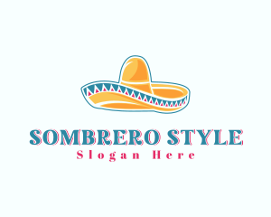 Mexican Sombrero Hat logo design