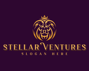 Professional Lion Crown logo design