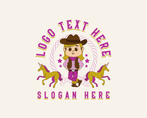 Cowboy Girl Unicorn logo