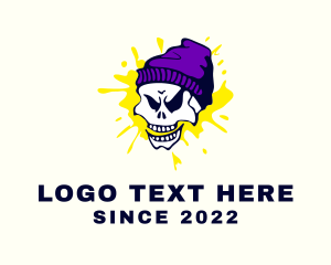 Rapper Streetwear Skull  logo