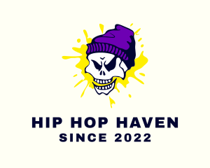 Rapper Streetwear Skull  logo design