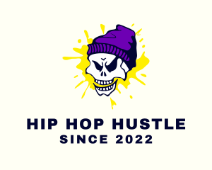 Rapper Streetwear Skull  logo design