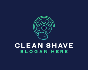 House Cleaning Broom logo design