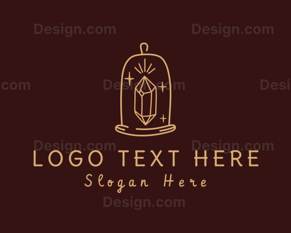 Gem Glass Bell Cloche Logo