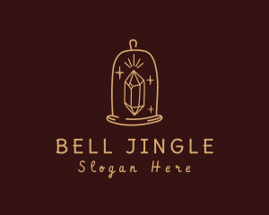 Gem Glass Bell Cloche logo design