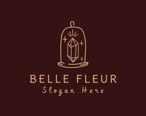 Gem Glass Bell Cloche logo design