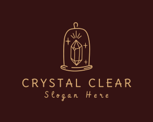 Gem Glass Bell Cloche logo design