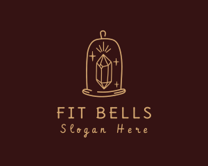 Gem Glass Bell Cloche logo design