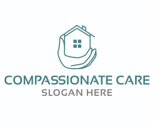 House Hand Care logo design