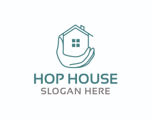 House Hand Care logo design