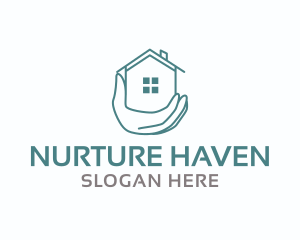 House Hand Care logo design