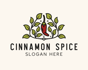 Spicy Pepper Herb logo design