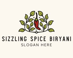 Spicy Pepper Herb logo design