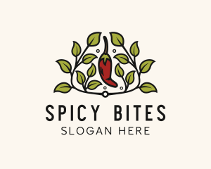 Spicy Pepper Herb logo design