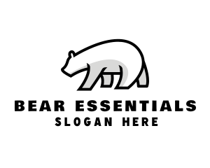 Ice Polar Bear logo design