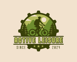 Mountain Biking Adventure logo design