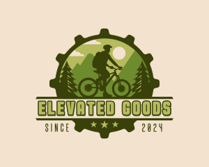 Mountain Biking Adventure logo design