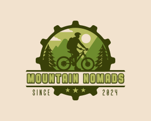 Mountain Biking Adventure logo design