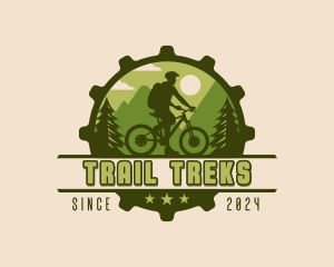 Mountain Biking Adventure logo design