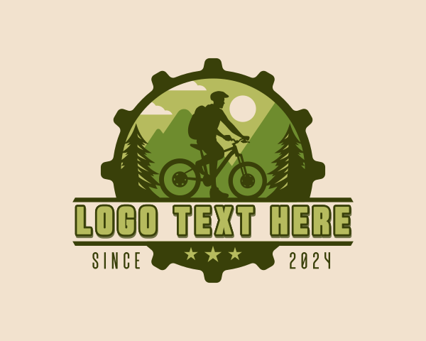 Mountain Biking logo example 1