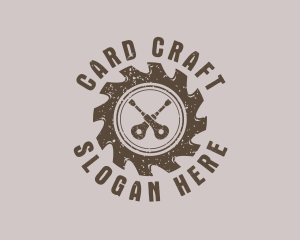 Carpentry Tools Ratchet logo design