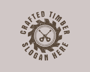 Carpentry Tools Ratchet logo design