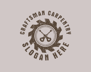 Carpentry Tools Ratchet logo design