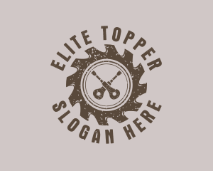 Carpentry Tools Ratchet logo design