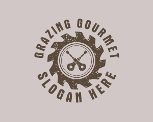 Carpentry Tools Ratchet logo design