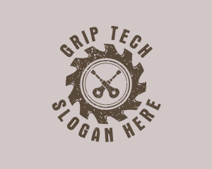 Carpentry Tools Ratchet logo design