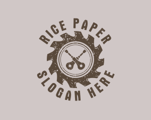 Carpentry Tools Ratchet logo design