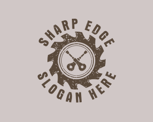 Carpentry Tools Ratchet logo design