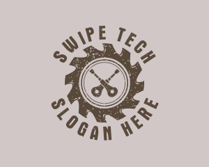 Carpentry Tools Ratchet logo design