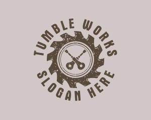 Carpentry Tools Ratchet logo design