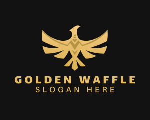 Golden Deluxe Phoenix logo design