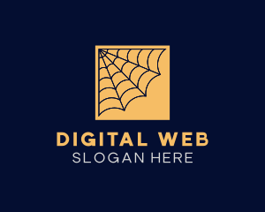 Spider Web Pattern logo design