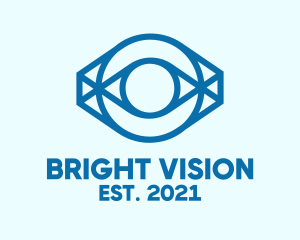 Blue Eye Outline  logo