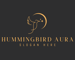 Aviary Hummingbird Moon logo