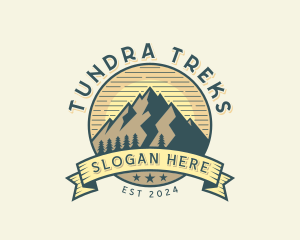 Mountain Hike Adventure logo design