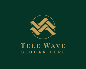 Modern Waves Business logo design