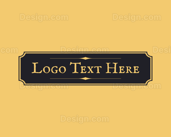 Elegant Luxury Sign Logo