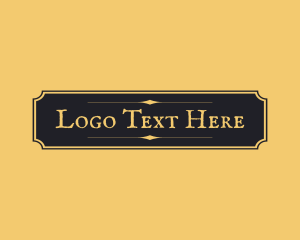 Elegant Luxury Sign logo