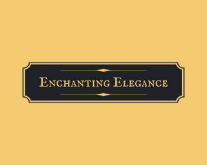 Elegant Luxury Sign logo design