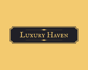 Elegant Luxury Sign logo design