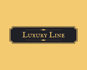 Elegant Luxury Sign logo design