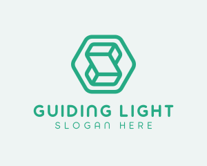 Modern Geometric Technology logo design