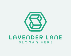 Modern Geometric Technology logo design