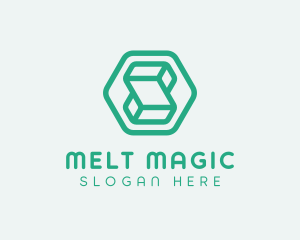 Modern Geometric Technology logo design